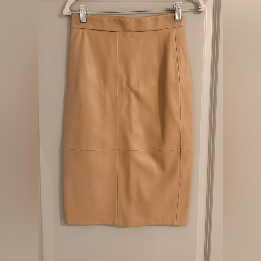 Reserved Tan Pencil Skirt